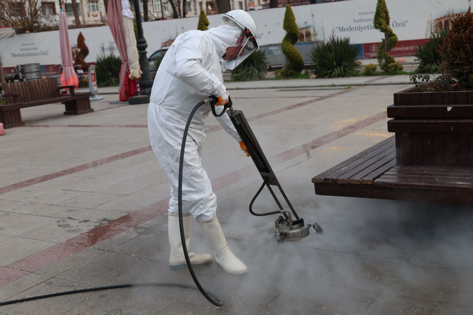 YERLİ ÜRETİM GENEL AMAÇLI TEMİZLİK ARACIMIZ HAYIRLI OLSUN