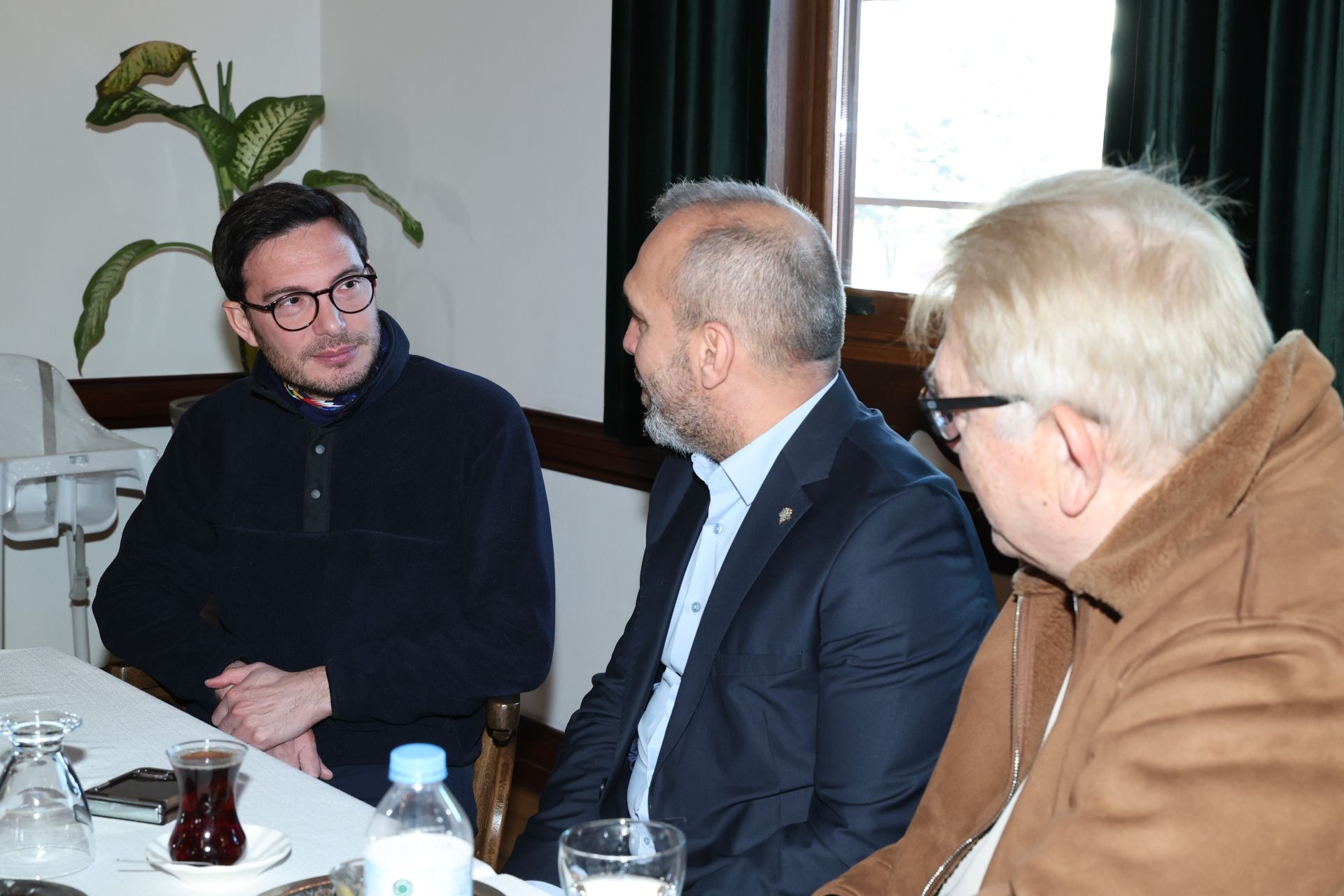 BAŞKAN YAZICIOĞLU BASIN MENSUPLARIYLA BULUŞTU