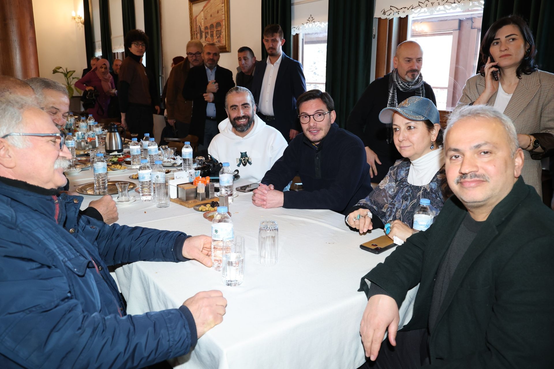 BAŞKAN YAZICIOĞLU BASIN MENSUPLARIYLA BULUŞTU