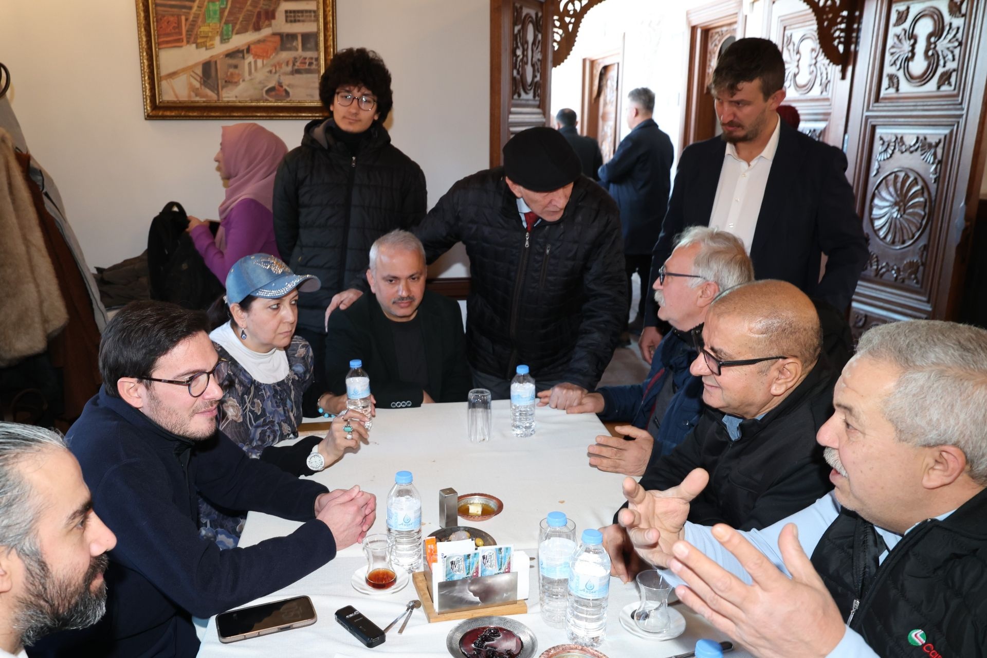 BAŞKAN YAZICIOĞLU BASIN MENSUPLARIYLA BULUŞTU