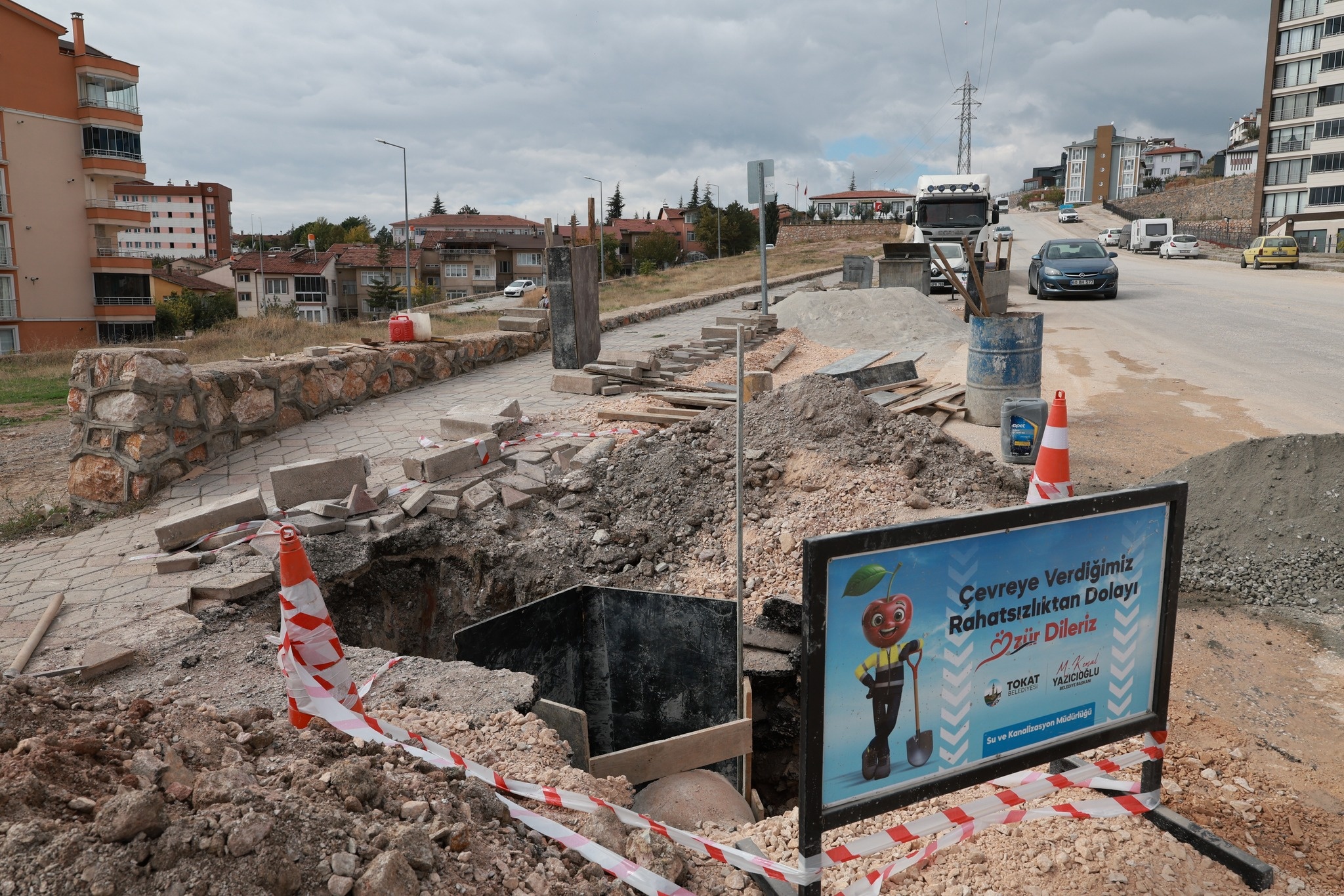 ALTYAPI ÇALIŞMALARIMIZA HIZ KESMEDEN DEVAM EDECEĞİZ