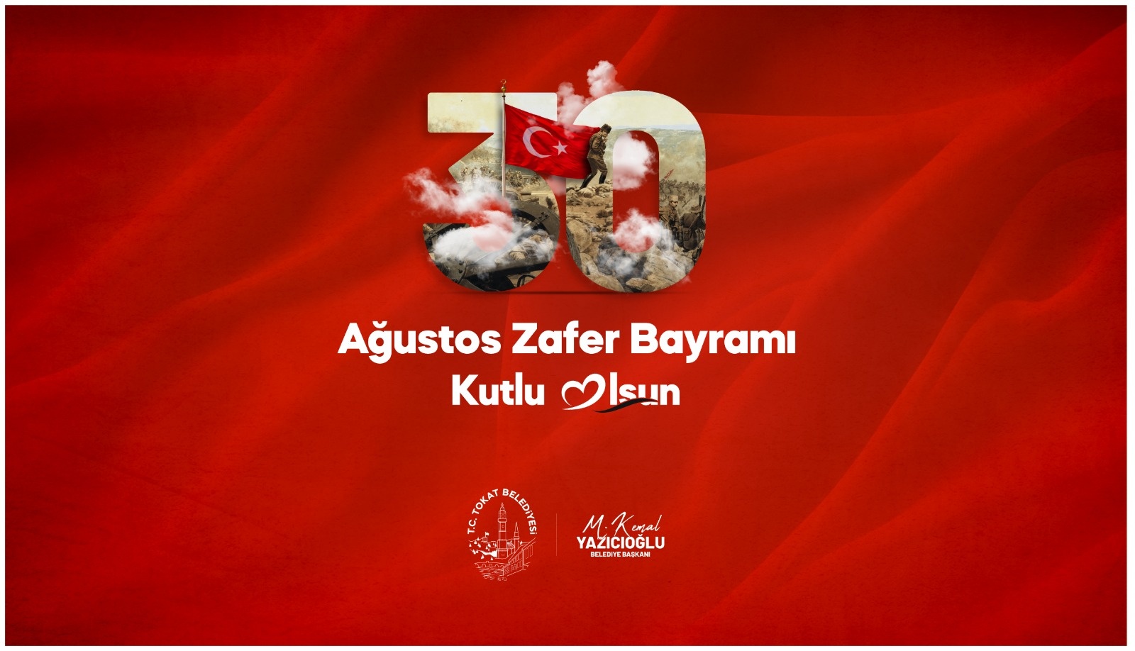 BAŞKAN YAZICIOĞLU’NDAN 30 AĞUSTOS ZAFER BAYRAMI MESAJI