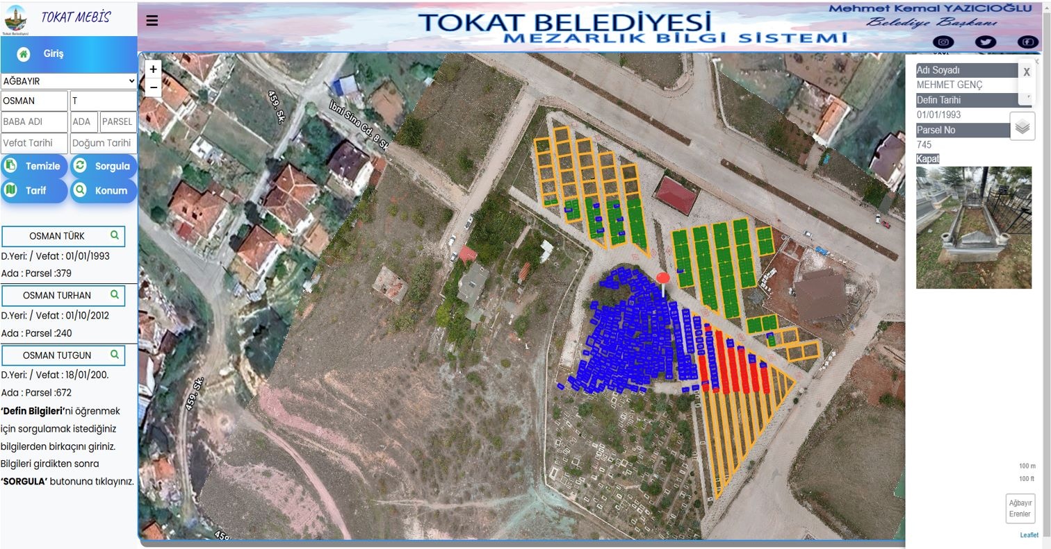 TOKAT BELEDİYESİ'NDE TÜM CENAZE İŞLEMLERİ ÜCRETSİZ