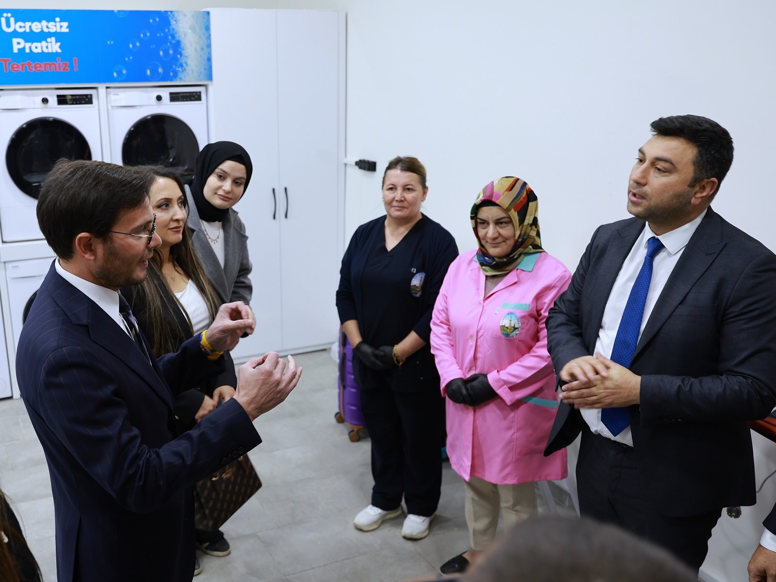 AYLIK 6 BİN KİŞİYE ÜCRETSİZ ÇAMAŞIRHANE HİZMETİ