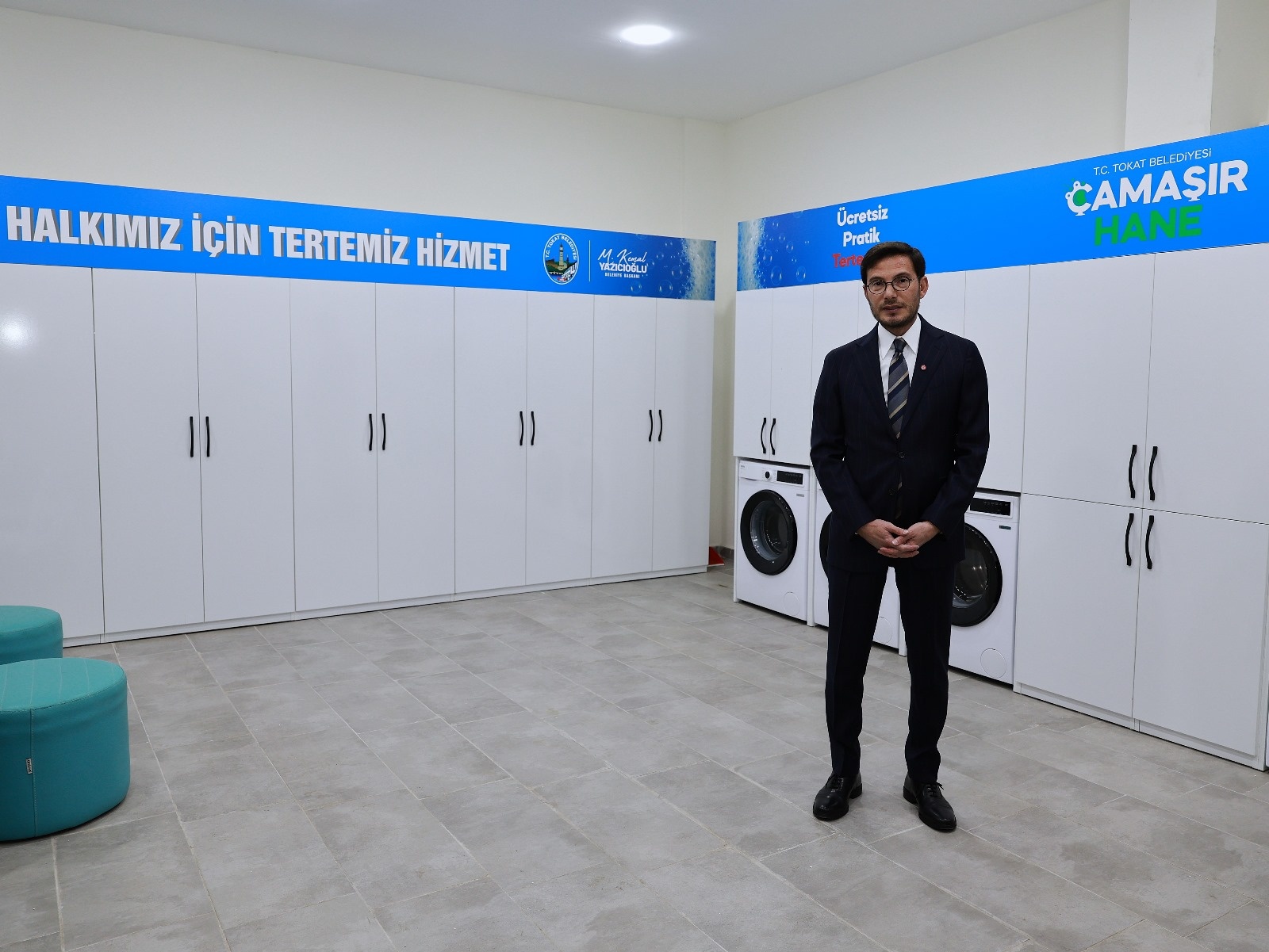 AYLIK 6 BİN KİŞİYE ÜCRETSİZ ÇAMAŞIRHANE HİZMETİ