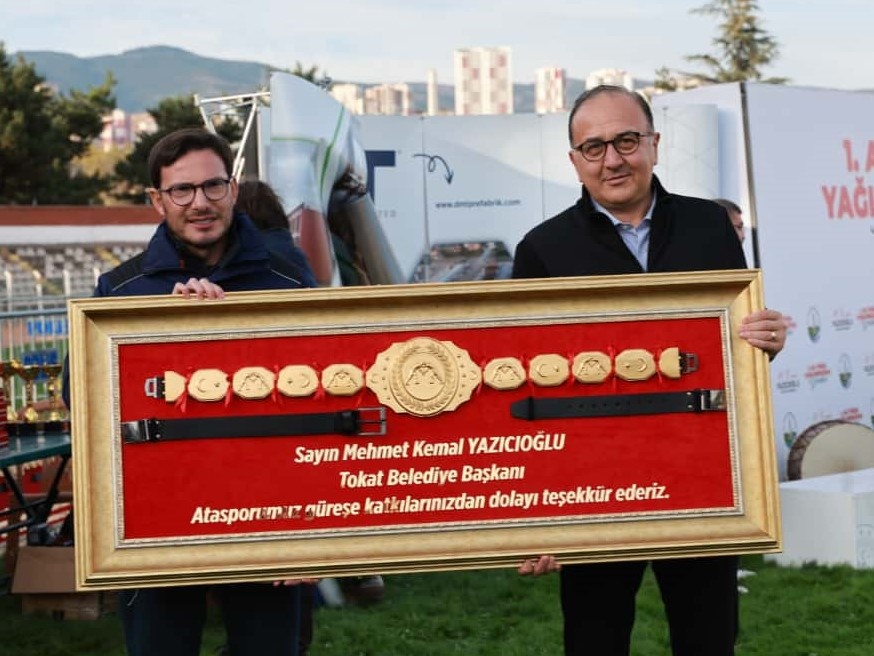 TOKAT BELEDİYESİ 1. ALİ YÜCEL YAĞLI PEHLİVAN GÜREŞLERİ TAMAMLANDI