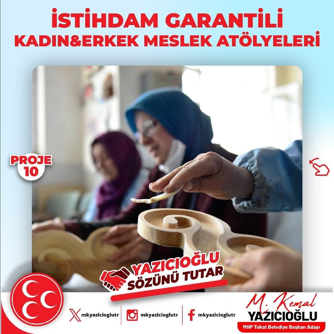 İSTİHDAM GARANTİLİ KADIN VE ERKEK MESLEK ATÖLYELERİ